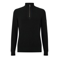 пуловер,мъжки,тениски,barbour,international,crawley,half,zip,jumper,black,bk31