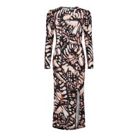 рокля,дамски,поли,и,рокли,biba,jersey,midi,dress,butterfly