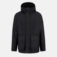 яке,облекла,на,разпродажба,мъжки,якета,barbour,international,men's,oakdale,hooded,long,sleeve,4,pockets,full,zip,wax,jacket,black,bk71