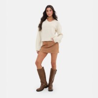 дамски,пуловер,дамски,плетени,дрехи,дамски,топове,i,saw,it,first,women,s,fine,knit,long,sleeve,polo,jumper,ecru