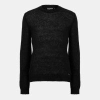 пуловер,мъжки,пуловери,dsquared2,men,s,knitted,crew,neck,jumper,black