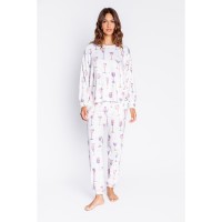 дамски,пижами,pj,salvage,salvage,wine,glass,shirt,off,white
