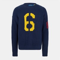 блуза,мъжки,пуловери,polo,ralph,lauren,men's,knitwear,classic,fit,crew,neck,jumper,navy
