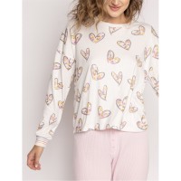 дамски,пижами,дамски,облекла,размер,pj,salvage,salv,l,s,shirt,ld99,off,white
