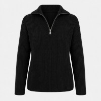 дамска,жилетка,дамски,плетени,дрехи,i,saw,it,first,women,s,quarter,zip,long,sleeve,cardigan,black
