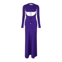 рокля,дамски,поли,и,рокли,off,white,glam,embr,sporty,long,dress,purple