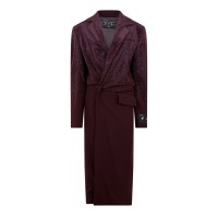 рокля,дамски,поли,и,рокли,off,white,blazer,dress,brown