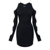 рокля,дамски,поли,и,рокли,off,white,cut,out,mini,dress,black,white