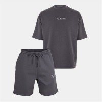 тениска,blank,essentials,blank,puff,print,t,shirt,short,set,storm,grey