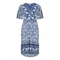 рокля,дамски,поли,и,рокли,yumi,yumi,blue,floral,print,high,low,maxi,dress,blue