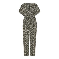 дамски,летни,гащеризони,yumi,yumi,black,animal,print,kimono,jumpsuit,black