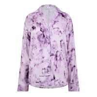 дамски,ризи,off,white,floral,shirt,violet