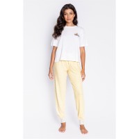 дамски,пижами,pj,salvage,salvage,basics,shirt,off,white