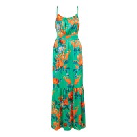 рокля,дамски,поли,и,рокли,yumi,yumi,green,satin,floral,strappy,maxi,dress,green