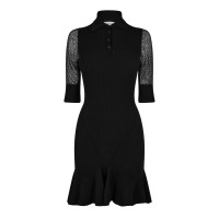 рокля,дамски,поли,и,рокли,off,white,knit,dress,black