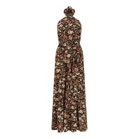 рокля,дамски,поли,и,рокли,yumi,yumi,black,batik,cross,neck,maxi,dress,black
