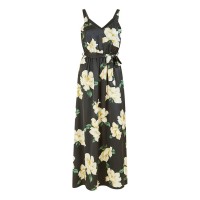 рокля,дамски,поли,и,рокли,mela,london,mela,london,black,satin,floral,print,maxi,dress,black