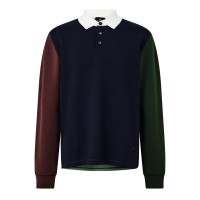 блуза,с,яка,мъжки,тениски,ps,paul,smith,men,s,fine,knit,long,sleeve,merino,polo,shirt,navy,49