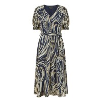 рокля,дамски,поли,и,рокли,mela,london,mela,london,navy,swirl,print,midi,tea,dress,navy