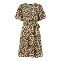 рокля,дамски,поли,и,рокли,mela,london,mela,london,brown,animal,print,skater,dress,brown