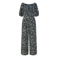 дамски,летни,гащеризони,mela,london,mela,london,black,daisy,sweetheart,neckline,jumpsuit,black