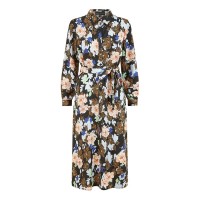 рокля,дамски,поли,и,рокли,mela,london,mela,london,black,floral,and,animal,print,midi,dress,black
