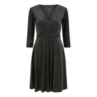 рокля,дамски,поли,и,рокли,mela,london,mela,london,black,sparkle,long,sleeve,skater,dress,black