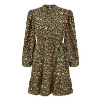 рокля,дамски,поли,и,рокли,mela,london,mela,london,green,animal,print,skater,dress,green