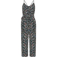 дамски,летни,гащеризони,yumi,yumi,black,ditsy,floral,strap,jumpsuit,black