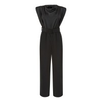 дамски,летни,гащеризони,mela,london,mela,london,black,cowl,neck,stretch,jumpsuit,black