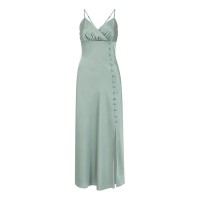 рокля,дамски,поли,и,рокли,mela,london,mela,london,silver,satin,button,detail,slip,dress,silver