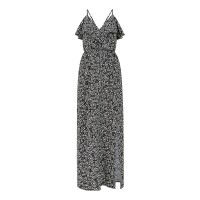 рокля,дамски,поли,и,рокли,mela,london,mela,london,black,ditsy,floral,frill,maxi,dress,black