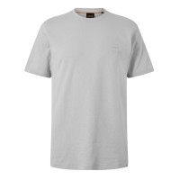 тениска,мъжки,тениски,boss,mens,boss,orange,tales,t,shirt,with,logo,patch,premium,cotton,light,grey,070