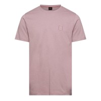 тениска,мъжки,тениски,boss,mens,boss,orange,tales,t,shirt,with,logo,patch,premium,cotton,lt,pastel,prpl