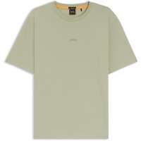 тениска,мъжки,тениски,boss,men's,oversized,t,shirt,open,green