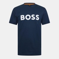 тениска,мъжки,тениски,boss,men,s,thinking,1,t,shirt,signature,logo,dark,blue