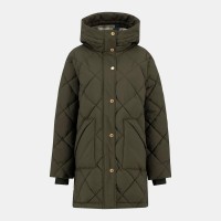 дамско,яке,дамски,якета,и,палта,barbour,women,s,kailyn,hooded,long,sleeve,medium,puffer,jacket,olive,an,tartan