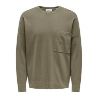 облекла,на,разпродажба,мъжки,пуловери,only,pullover,sn99,desert,taupe