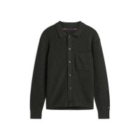 жилетка,мъжки,пуловери,tommy,hilfiger,men's,rib,button,cardigan,grey,heather