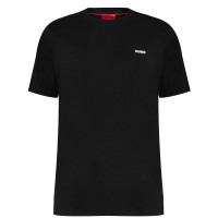 тениска,мъжки,тениски,hugo,dero,t,shirt,black,001