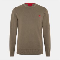 пуловер,мъжки,пуловери,hugo,san,cassius,c,jumper,med,grey,032