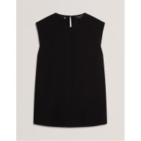 потник,дамски,ризи,дамски,топове,ted,baker,women's,woven,sleeveless,shirt,black