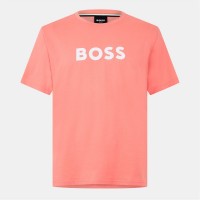 тениска,мъжки,тениски,boss,logo,print,t,shirt,coral,671