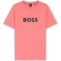 тениска,мъжки,тениски,boss,logo,print,t,shirt,bright,pink,671