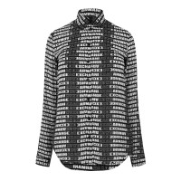 дамски,ризи,armani,exchange,all,over,logo,shirt,blk,grd,white,l