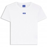 бебешка,тениска,дамски,топове,hugo,baby,tee,b,10257055,01,white