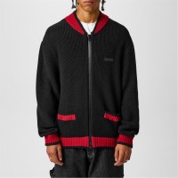 блуза,мъжки,пуловери,moschino,zipped,sweater,black