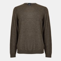 пуловер,мъжки,пуловери,boss,men,s,leno,knit,jumper,soft,virgin,wool,open,green