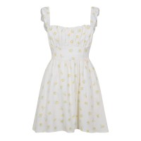 рокля,дамски,поли,и,рокли,jack,wills,patterned,tie,back,dress,lemon,print