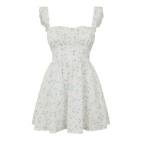 рокля,дамски,поли,и,рокли,дамски,облекла,размер,jack,wills,patterned,tie,back,dress,white,blue,dits